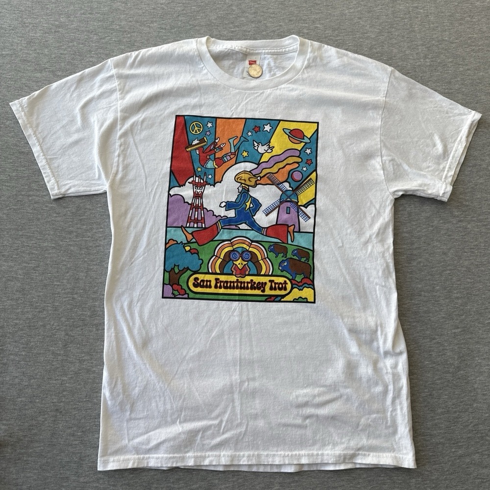 San Francisco Trot T Shirt Hanes Size M